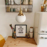 Suspension en céramique plissée Hecate | Design scandinave moderne