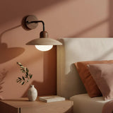 Applique murale Jocelyn en travertin moderne | Applique en pierre naturelle