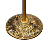 Liora Vintage Pumpkin Glass Pendant Light - Retro Brass Ceiling Fixture