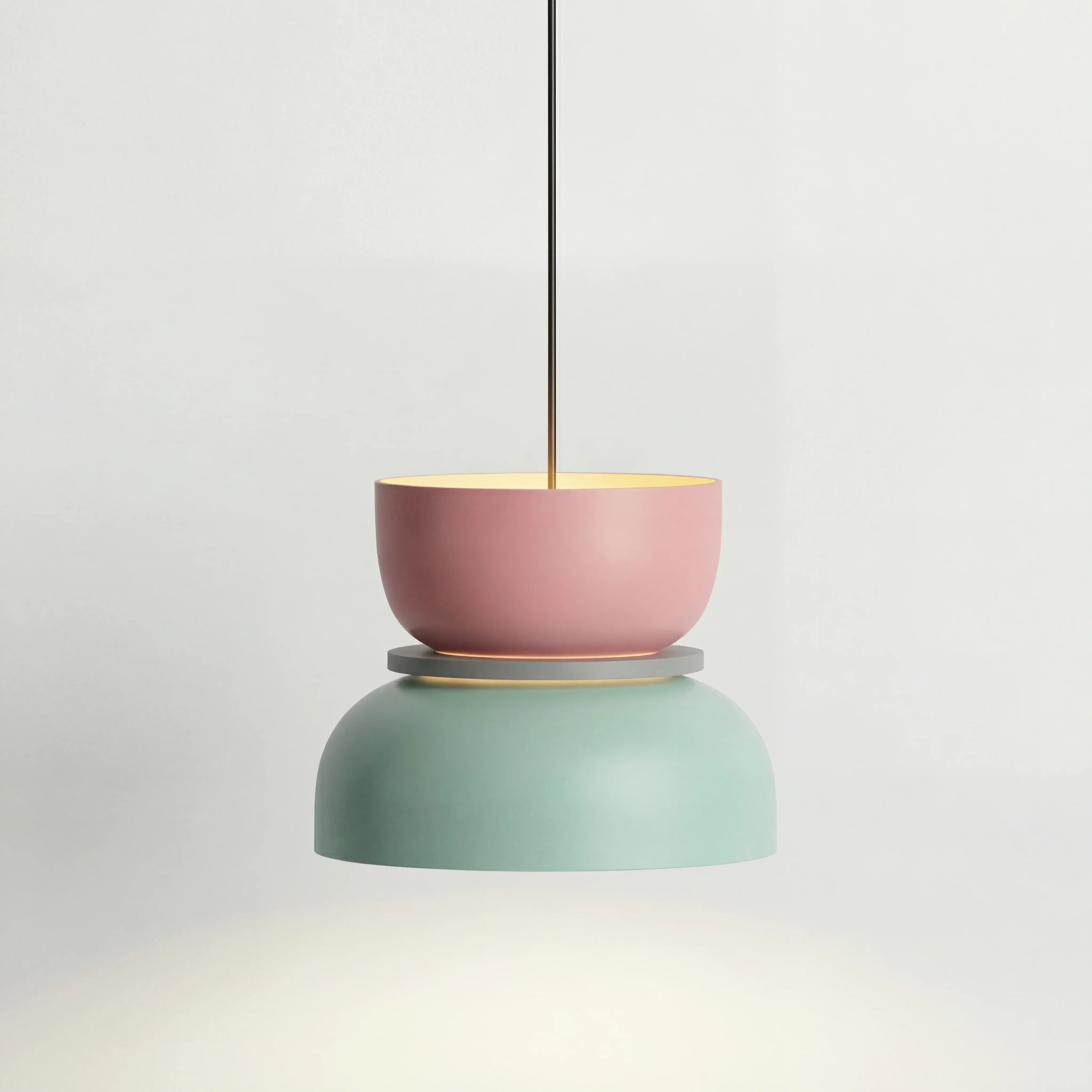 Lucie Nordic Color Block Pendant Light - Modern Minimalist Hanging Lamp