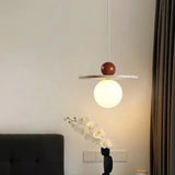 Lysira Skandinavien Travertin Scheiben-Pendelleuchte | Minimalistische Steinlampe