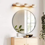 Applique murale pivotante Lysvalen Japandi en travertin - Luminaire mural en pierre naturelle