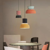 Lucie Nordic Color Block Pendant Light - Modern Minimalist Hanging Lamp