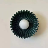 Marenys Modern Ceramic Flower Wall Light | Nordic Wabi-Sabi Sconce