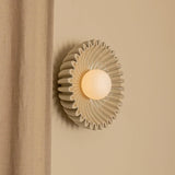 Marenys Modern Ceramic Flower Wall Light | Nordic Wabi-Sabi Sconce