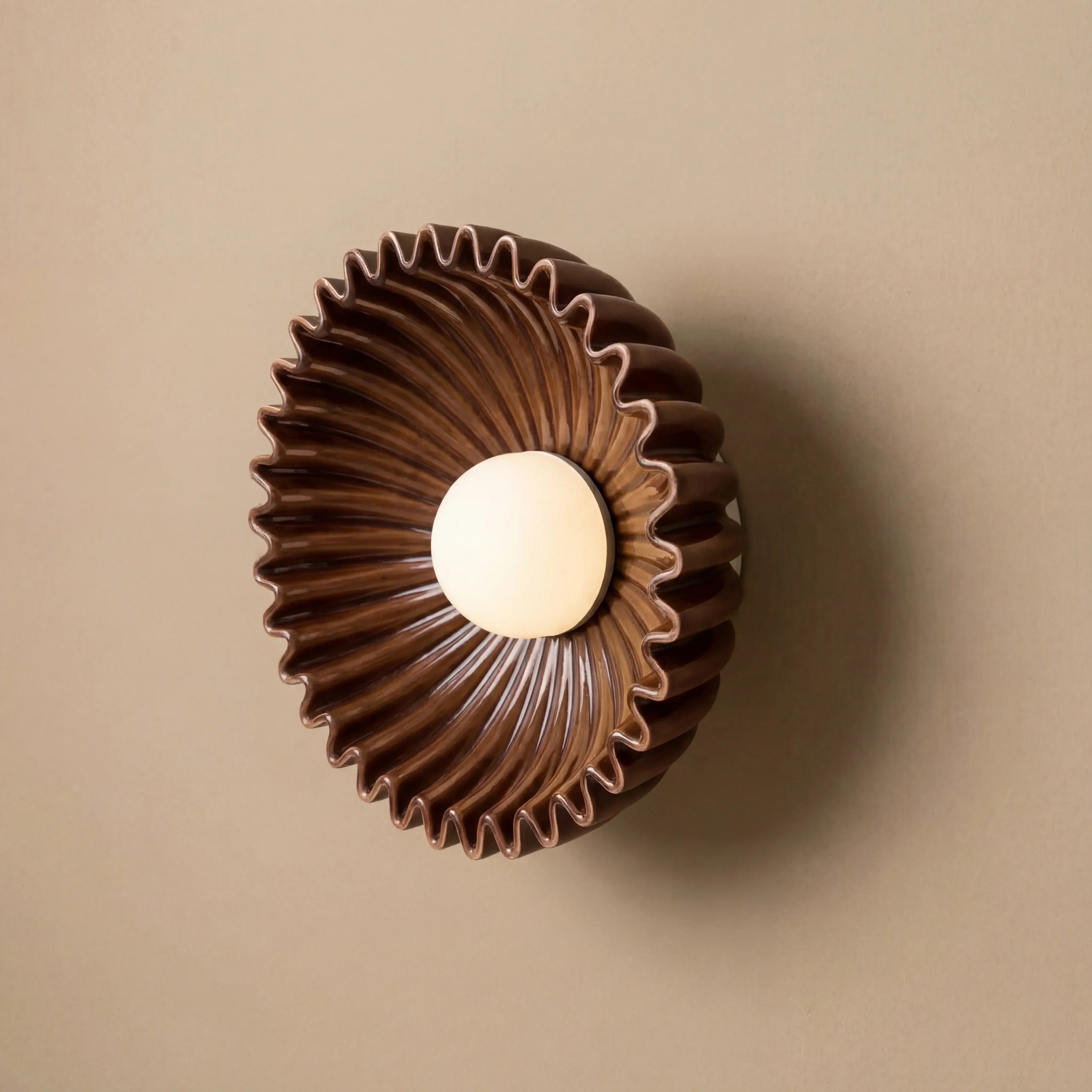 Marenys Modern Ceramic Flower Wall Light | Nordic Wabi-Sabi Sconce