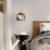 Suspension Marlee petite fleur en verre | Lustre élégant en verre floral