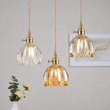 Suspension Marlee petite fleur en verre | Lustre élégant en verre floral