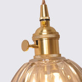 Suspension Marlee petite fleur en verre | Lustre élégant en verre floral