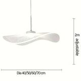 Suspension LED Anwen Nordic Lotus Leaf - Lustre moderne en acrylique