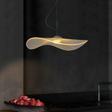 Suspension LED Anwen Nordic Lotus Leaf - Lustre moderne en acrylique