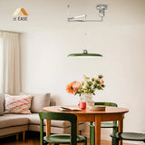 Orion Adjustable Swing Arm Acrylic Disc Pendant Light | Modern Minimalist