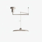 Orion Adjustable Swing Arm Acrylic Disc Pendant Light | Modern Minimalist