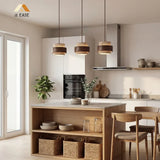 Orvina Travertine Pendant Light - Japandi Wabi-Sabi Stone Kitchen Island Lamp