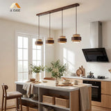 Orvina Travertine Pendant Light - Japandi Wabi-Sabi Stone Kitchen Island Lamp