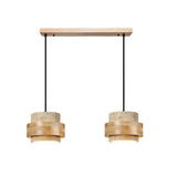 Orvina Travertine Pendant Light - Japandi Wabi-Sabi Stone Kitchen Island Lamp