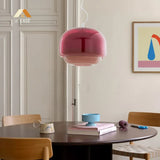 Pericles Colorful Spherical Glass Pendant Light | Modern Art Ceiling Lamp