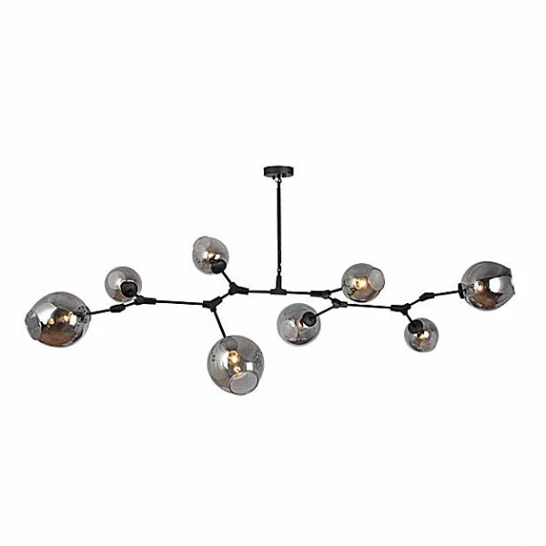 Polak Branching Glass Pendant Light | Modern Mid-Century Chandelier