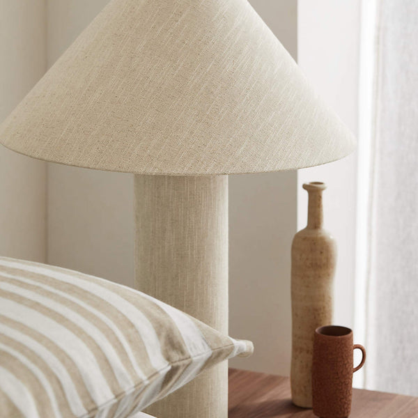 Remi Linen Bedside lamp Table Lamp