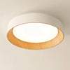 Plafonnier Ronan LED rond et minimaliste | Fini bois moderne