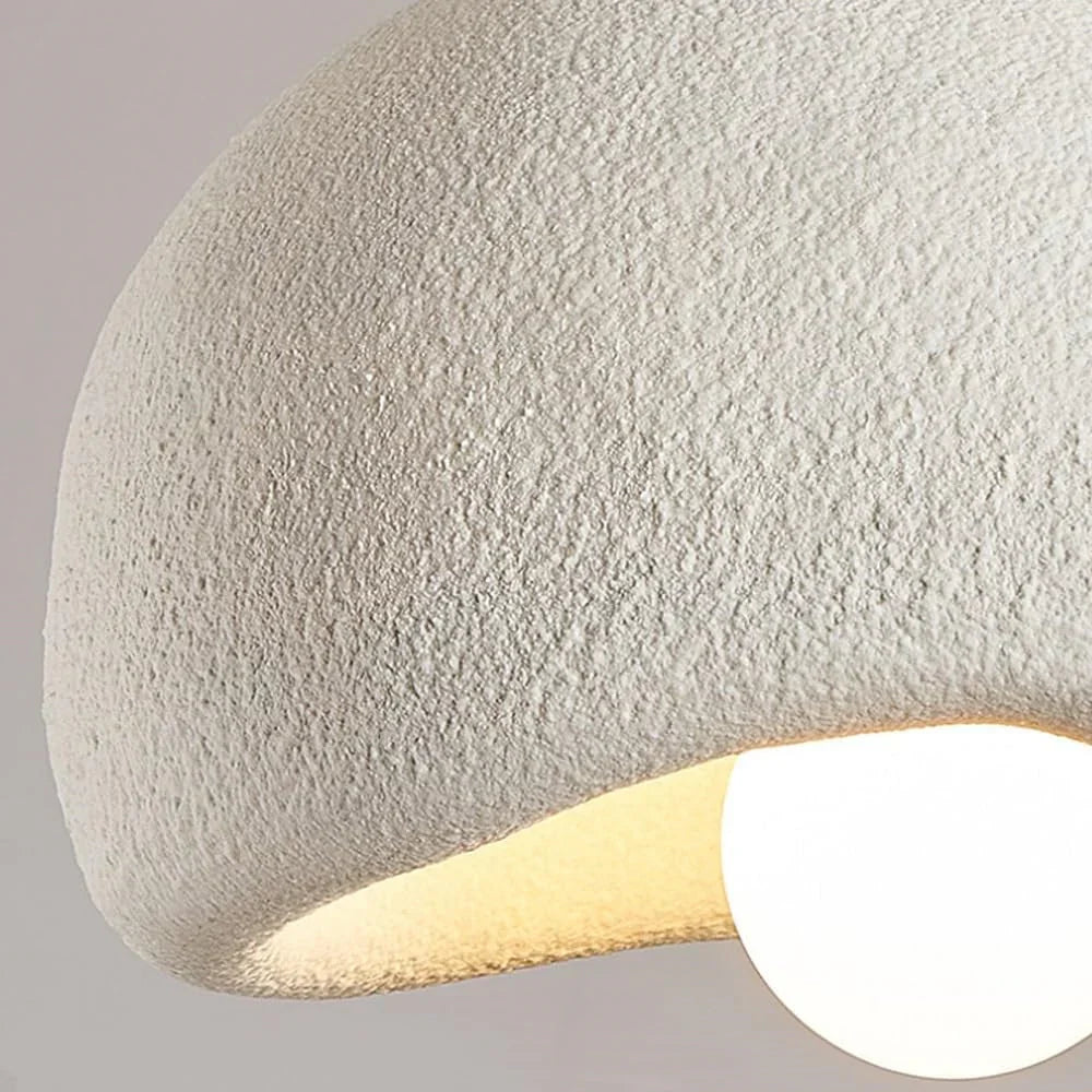 Khmara Wabi-Sabi Cloud Pendant Lamp | Organic Resin Dome Light - Ailampplus