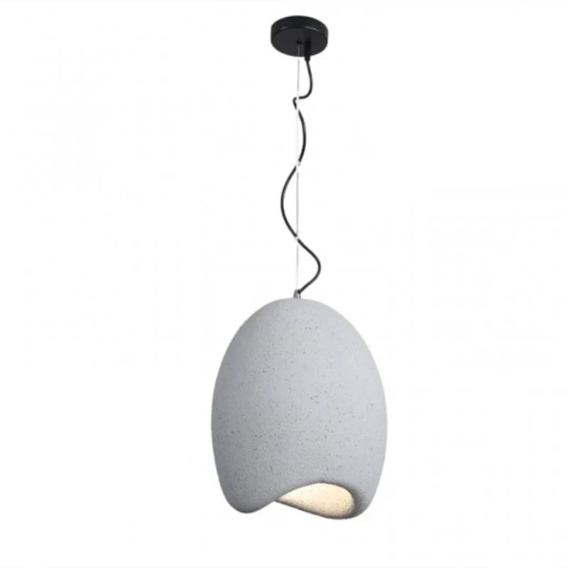 Khmara Wabi-Sabi Cloud Pendant Lamp | Organic Resin Dome Light - Ailampplus