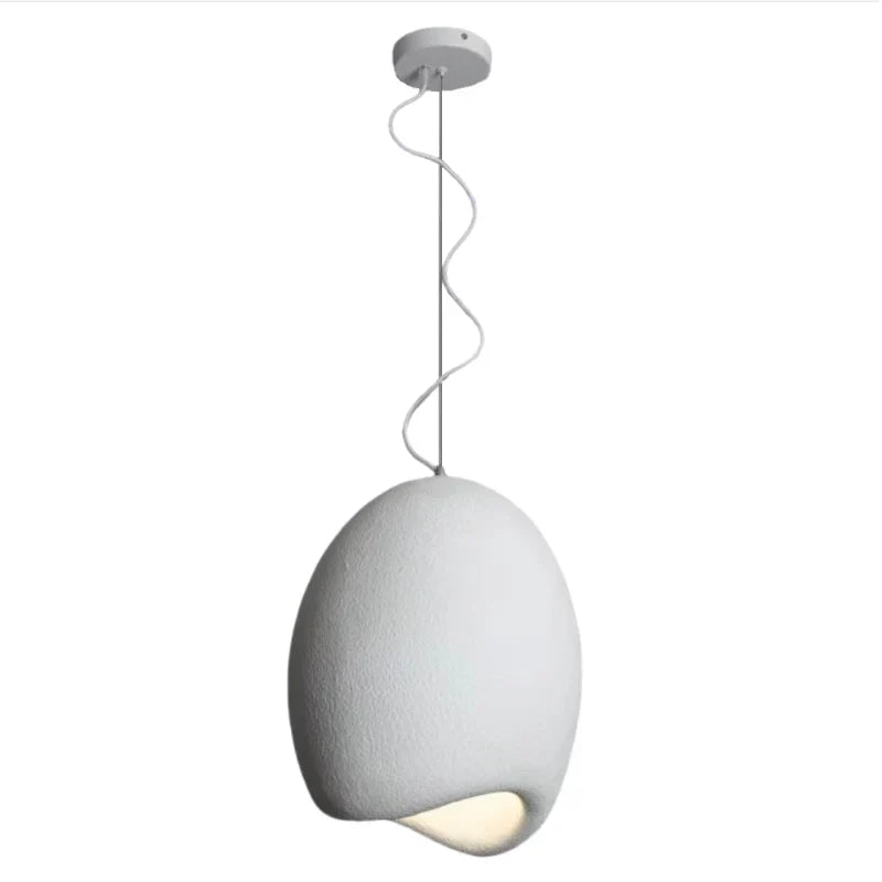 Khmara Wabi-Sabi Cloud Pendant Lamp | Organic Resin Dome Light - Ailampplus