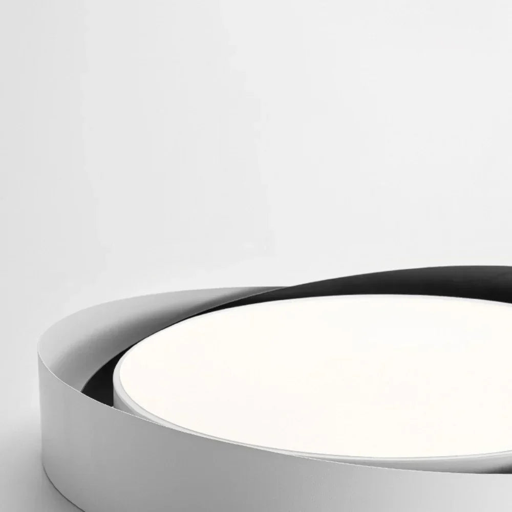 Solvane Minimalistische Doppelring-LED-Deckenleuchte | Moderne Aufbauleuchte