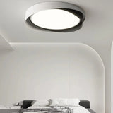 Solvane Minimalistische Doppelring-LED-Deckenleuchte | Moderne Aufbauleuchte