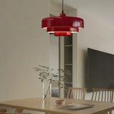 Hind Bauhaus Triple Layer Disc Pendant Light - Modern Macaron Design