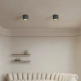 Vaelis Wabi-Sabi Cylindrical Ceiling Lamp - Modern Minimalist Lighting