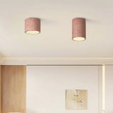 Vaelis Wabi-Sabi Cylindrical Ceiling Lamp - Modern Minimalist Lighting