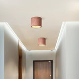 Vaelis Wabi-Sabi Cylindrical Ceiling Lamp - Modern Minimalist Lighting