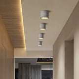 Vaelis Wabi-Sabi Cylindrical Ceiling Lamp - Modern Minimalist Lighting