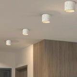 Vaelis Wabi-Sabi Cylindrical Ceiling Lamp - Modern Minimalist Lighting