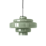 Valenra Macaron Orange Glass Pendant Light | Mid-Century Tiered Lamp