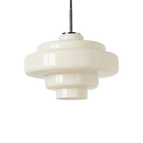 Valenra Macaron Orange Glass Pendant Light | Mid-Century Tiered Lamp