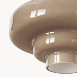 Valenra Macaron Orange Glass Pendant Light | Mid-Century Tiered Lamp