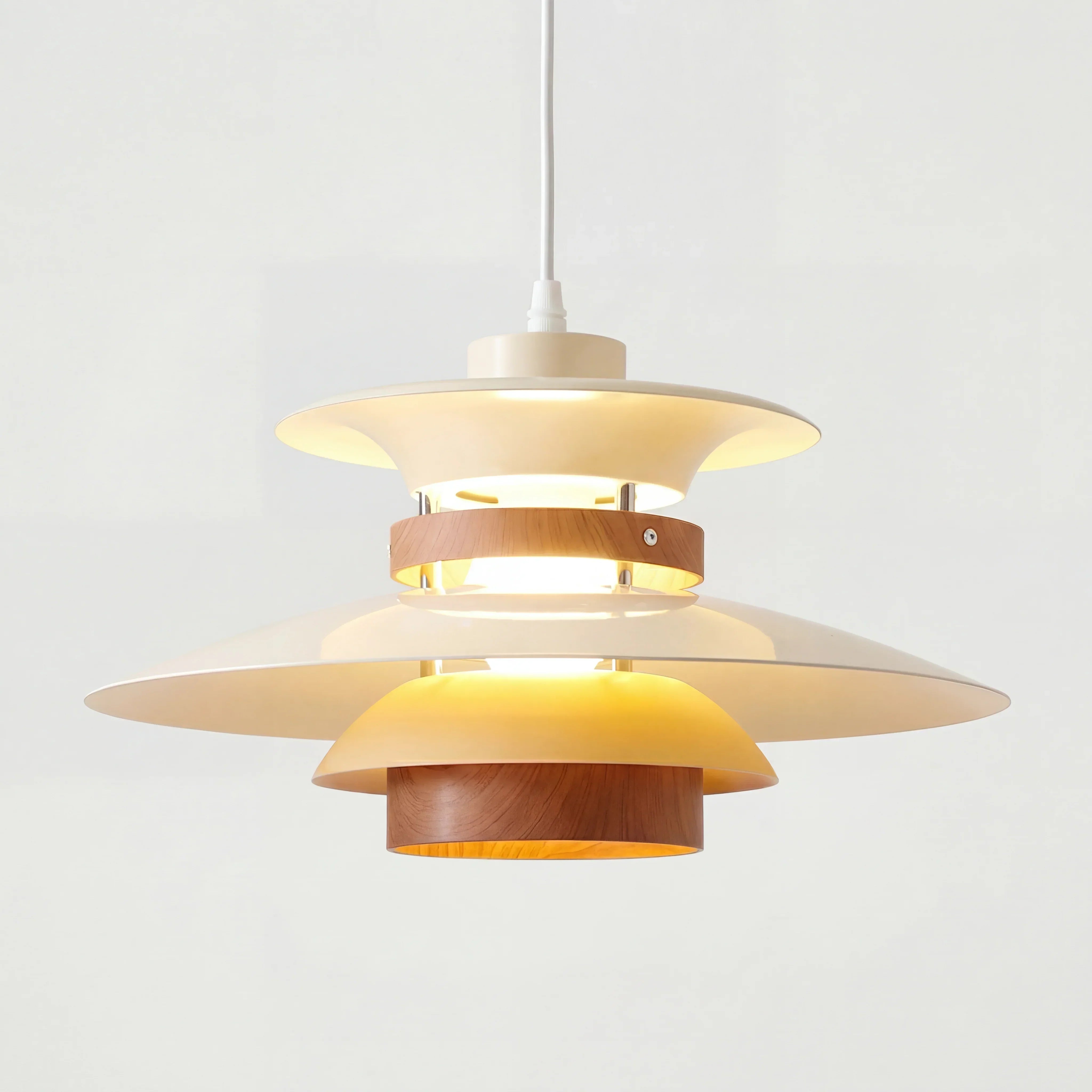 Suspension Valindra Morandi en métal multicouche - Lustre design moderne