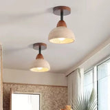 Suspension Velian Japandi en travertin naturel