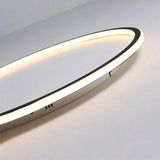 Zev Moderne runde hohle LED-Deckenleuchte – Minimalistische Deckenleuchte