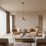 Zola Natural Travertine Pendant Light - Retro Wabi-Sabi LED Ceiling Lamp