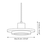 Zola Natural Travertine Pendant Light - Retro Wabi-Sabi LED Ceiling Lamp