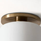 Zora Minimalist Porcelain Ceiling Light | Scandinavian Flush Mount