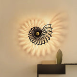 Applique murale décorative LED Aegir Nautilus - Spirale murale de luxe moderne