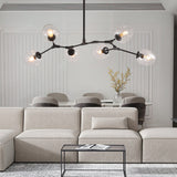 Polak Branching Glass Pendant Light | Modern Mid-Century Chandelier