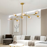 Polak Branching Glass Pendant Light | Modern Mid-Century Chandelier