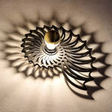 Applique murale décorative LED Aegir Nautilus - Spirale murale de luxe moderne