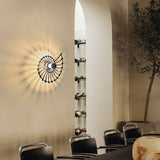 Applique murale décorative LED Aegir Nautilus - Spirale murale de luxe moderne