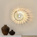 Applique murale décorative LED Aegir Nautilus - Spirale murale de luxe moderne
